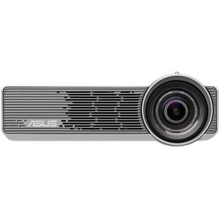 Проектор ASUS P3B (DLP, LED, WXGA 1280x800, 800Lm, 1000:1, HDMI, MHL, USB, MicroSD, 1x2W speaker, WiFi dongel, 3D Ready, led 30000hrs, battery, White, 1,8kg)