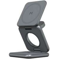 Беспроводная зарядная панель 3 в 1 Magssory Fold Pro WCH063 Qi2 Midnight