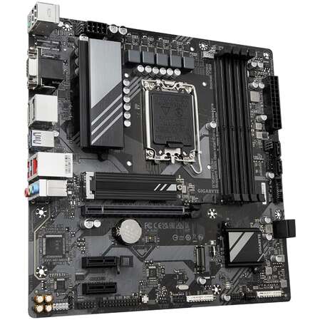 Материнская плата Gigabyte B760M DS3H B760 Socket-1700 4xDDR5, 4xSATA3, RAID, 2xM.2, 1xPCI-E16x, 3xUSB3.2, 1xUSB3.2 Type C, D-Sub, 2xDP, HDMI, 2.5Glan, mATX