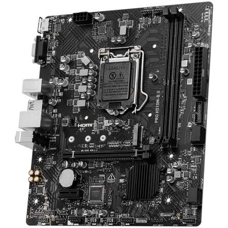 Материнская плата MSI Pro H510M-B II H470 Socket-1200 2xDDR4, 4xSATA3, 1xM.2, 1xPCI-E16x, 2xUSB3.2, D-Sub, HDMI, Glan, mATX