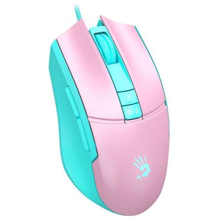 Мышь A4Tech Bloody L65 Max Pink/Blue проводная