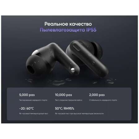 Bluetooth гарнитура Realme Buds T310 Black
