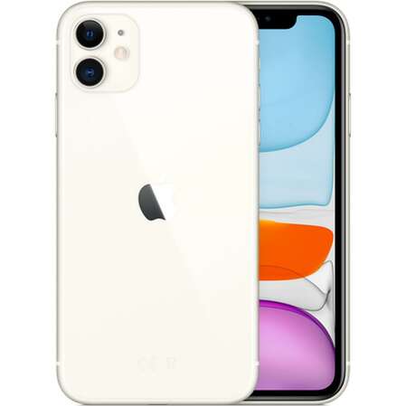 Смартфон Apple iPhone 11 128GB White новая комплектация (MHDJ3RU/A)