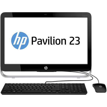 Моноблок HP Pavilion 23-g150nr K0R22EA 23"  Intel G1840T/4Gb/500Gb/Kb+m/Win8.1