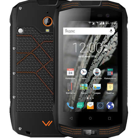 Смартфон Vertex Impress Action Black/Orange