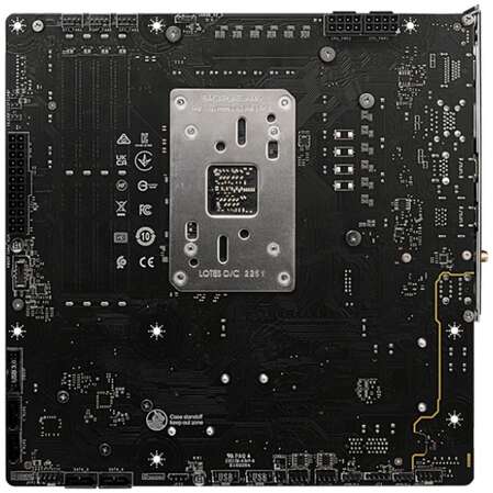 Материнская плата MSI B650M Project Zero BTF Socket-AM5 AMD B650 4xDDR5, 4xSATA3, RAID, 2xM.2, 1xPCI-E16x, 5xUSB3.2, 2xUSB3.2 Type C, DP, HDMI, WiFi, 2.5Glan, mATX Ret