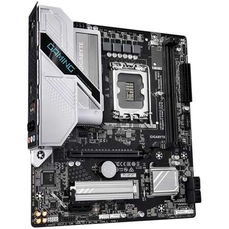 Материнская плата Gigabyte H810M Gaming WIFI6 H810 Soc-1851 2xDDR5, 4xSATA3, RAID, 1хM.2, 1xPCI-E16x, 2xUSB3.2, DP, HDMI, WiFI, Glan, mATX