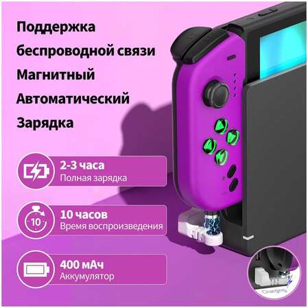 Геймпад EasySMX STK-7046 VG-M011 для консоли Nintendo Switch\OLED Yellow & Purple