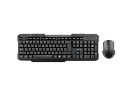 Клавиатура+мышь Oklick 205MK Black USB беспроводная