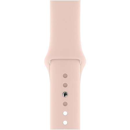 Умные часы Apple Watch Series 5 GPS 44mm Gold Aluminium Pink Sand Sport Band MWVE2RU/A