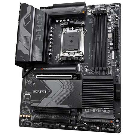 Материнская плата Gigabyte X670 Gaming X AX Socket-AM5 AMD X670 4xDDR5, 4xSATA3, RAID, 4xM.2, 3xPCI-E16x, 6xUSB3.2, 1xUSB3.2 Type C, HDMI, WiFi, 2.5Glan, ATX Ret