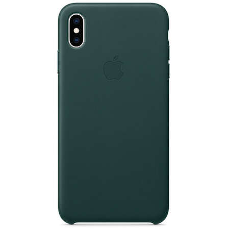 Чехол для Apple iPhone Xs Max Leather Case Forest Green