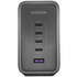 Сетевое зарядное устройство Ugreen Nexode CD333 (90903B) 300W GaN 4xUSB-C + USB-A темно-серый