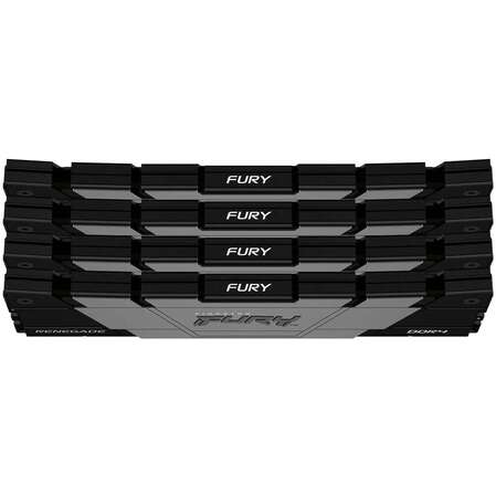 Модуль памяти DIMM 128Gb 4х32Gb DDR4 PC25600 3200MHz Kingston Fury Renegade Black (KF432C16RB2K4/128)