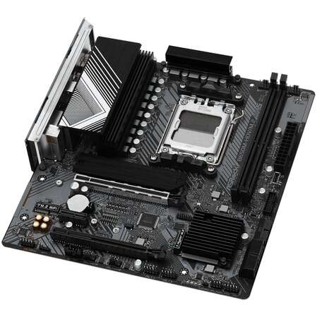 Материнская плата ASRock B650M-HDV/M.2 B650 Socket AM5 2xDDR5, 4xSATA3, RAID, 2xM.2, 2xPCI-E16x, 3xUSB3.2, 4xUSB2.0, 1xUSB3.2 Type C, DP, HDMI, Glan, mATX