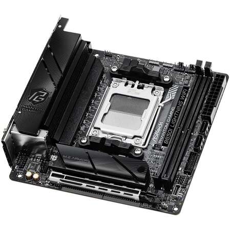 Материнская плата ASRock B650I Lightning WiFi Socket-AM5 AMD B650 2xDDR5, 2xSATA3, RAID, 2xM.2, 1xPCI-E16x, 3xUSB3.2, 1xUSB3.2 Type C, HDMI, WiFi, 2.5Glan, mini-ITX Ret