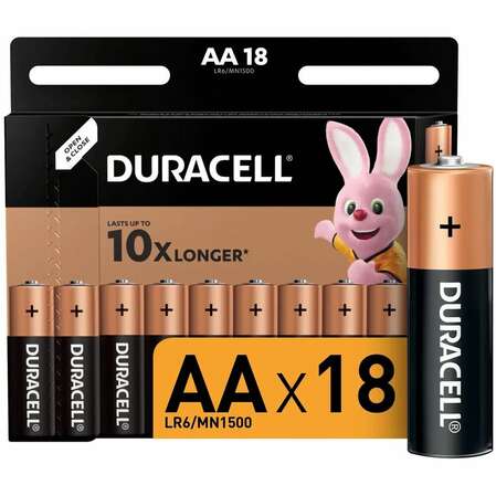 Батарейки Duracell LR6-18BL Basic AA 18шт