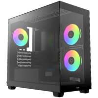 Корпус MicroATX Miditower Ocypus Gamma C52 BK ARGB Black