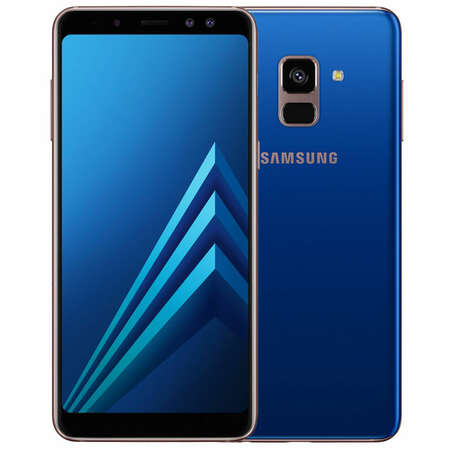 Смартфон Samsung Galaxy A8 (2018) SM-A530F/DS синий