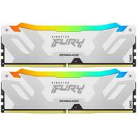 Модуль памяти DIMM 32Gb 2х16Gb DDR5 PC51200 6400MHz Kingston Fury Renegade RGB White (KF564C32RWAK2-32)