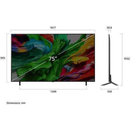 Телевизор 75" LG 75QNED86A6A.ARUG 2025
