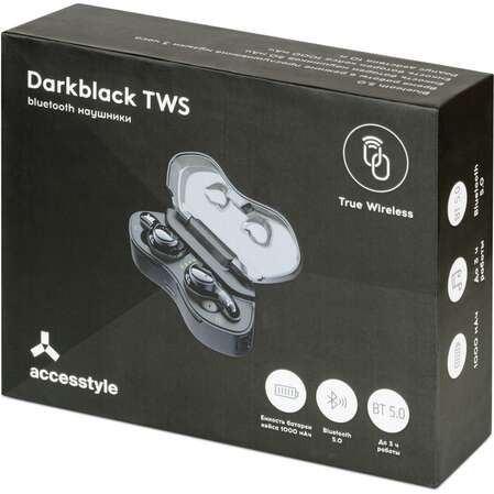 Bluetooth гарнитура Accesstyle Darkblack TWS
