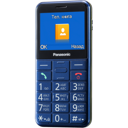 Мобильный телефон Panasonic KX-TU150RU синий