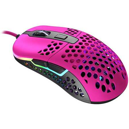 Мышь Xtrfy M42 RGB Pink проводная