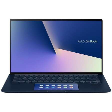 Ноутбук ASUS ZenBook 14 UX434FQ-A5038T Core i7 10510U/16Gb/512Gb SSD/NV MX350 2Gb/14" FullHD/Win10 Blue