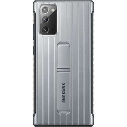 Чехол для Samsung Galaxy Galaxy Note 20 Protective Standing Cover серебристый