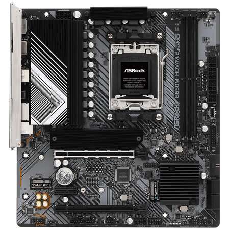 Материнская плата ASRock B650M-HDV/M.2 B650 Socket AM5 2xDDR5, 4xSATA3, RAID, 2xM.2, 2xPCI-E16x, 3xUSB3.2, 4xUSB2.0, 1xUSB3.2 Type C, DP, HDMI, Glan, mATX