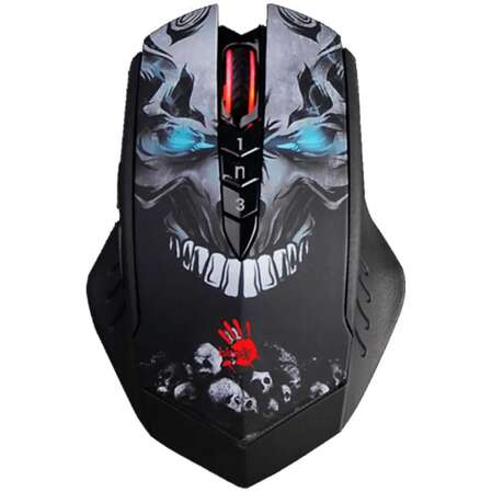 Мышь A4Tech Bloody R80 Plus Skull Black Wireless