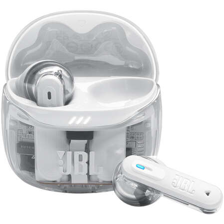 Bluetooth гарнитура JBL Tune Flex 2 Ghost Edition White