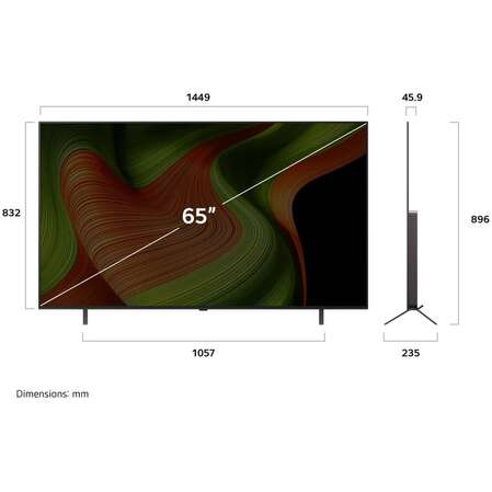 Телевизор 65" LG OLED65B5RLA.ARUG 2025