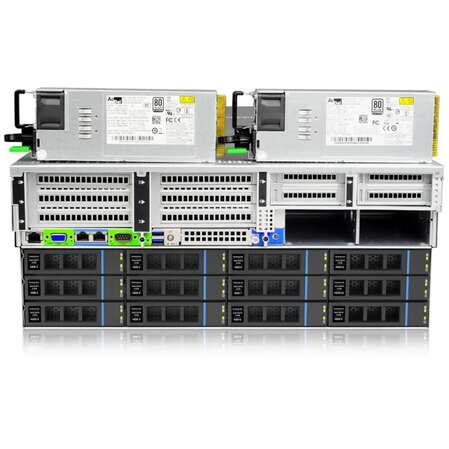 Платформа Gooxi SL401-D36RE-G3  4U, 2xLGA4189 ; 32x DDR4; 36x 3.5"(2.5") SATA/SAS , 12Gb/s SAS expander (24+12) ; 2x 2.5" rear SAS/SATA; 2x 1GbE i350; IPMI ; RA