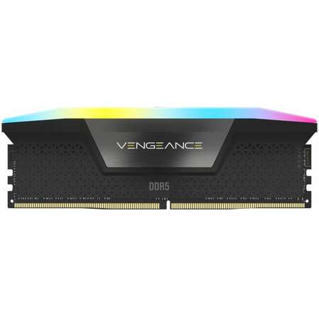 Модуль памяти DIMM 96Gb 2х48Gb DDR5 PC51200 6400MHz Corsair Vengeance RGB Black (CMH96GX5M2B6400C32)
