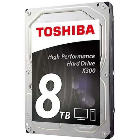 Внутренний жесткий диск 3,5" 8Tb Toshiba X300 (HDWF180UZSVA) 128Mb 7200rpm SATA3