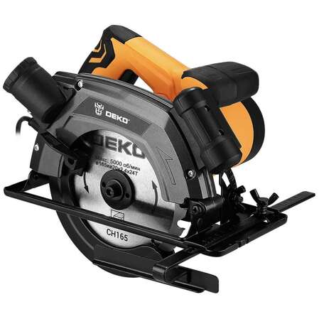 Циркулярная пила Deko CS1250-D, 1250Вт, 165мм диск 083-1100
