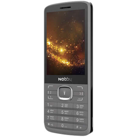 Мобильный телефон Nobby 330T Grey/Black