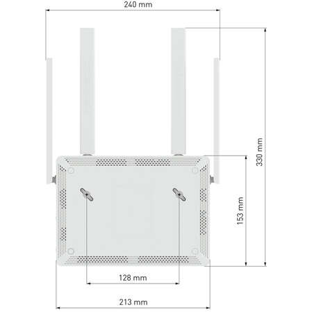 Беспроводной маршрутизатор Keenetic Giga KN-1011 Wi-Fi 6 AX1800 4xGbLAN, 1xGbWAN, 1xSFP 1xUSB2.0, 1xUSB3.0, поддержка 3G/4G модема