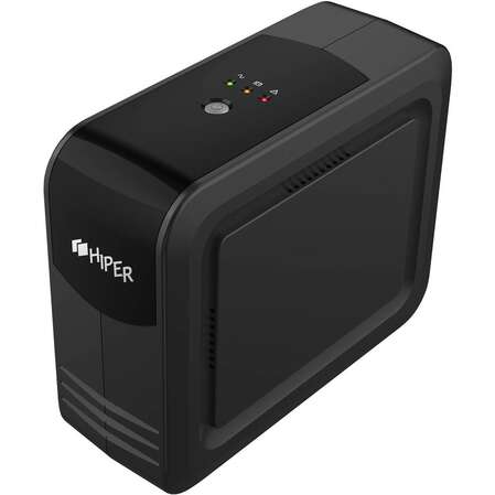 ИБП HIPER OFFICE-800, Standby, 800ВА(480Вт), 3 розетки Schuko, USB-порт, чёрный