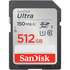 Карта памяти SecureDigital 512Gb Sandisk Ultra SDXC class 10 UHS-I (SDSDUNC-512G-GN6IN)