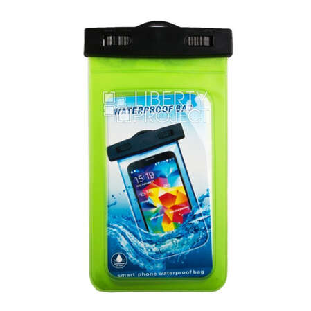 Чехол водонепроницаемый для смартфона до 5", Liberty, зеленый