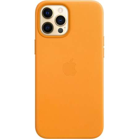 Чехол для Apple iPhone 12 Pro Max Leather Case with MagSafe California Poppy