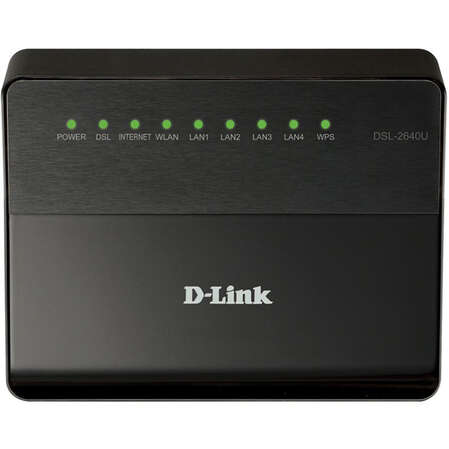 Беспроводной ADSL маршрутизатор D-Link DSL-2640U/B1A/T3A