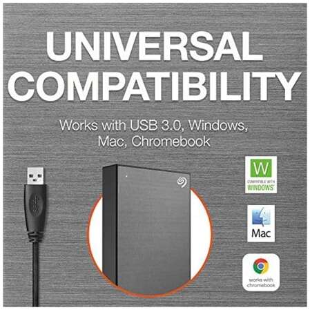 Внешний жесткий диск 2.5" 1Tb Seagate (STKY1000400) USB3.0 One Touch Черный