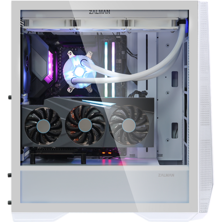 Корпус ATX Miditower Zalman Z9 Iceberg White