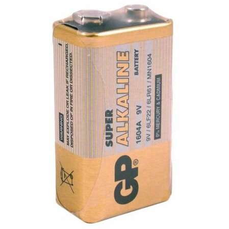 Батарейки GP 1604AU-5CR1 Ultra Alkaline Крона 1шт