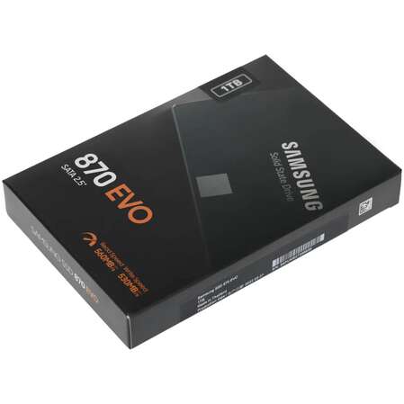 Внутренний SSD-накопитель 1000Gb Samsung 870 Evo (MZ-77E1T0B/EU) SATA3 2.5"