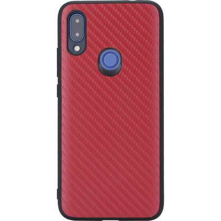 Чехол для Xiaomi Redmi Note 7 G-Case Carbon красный